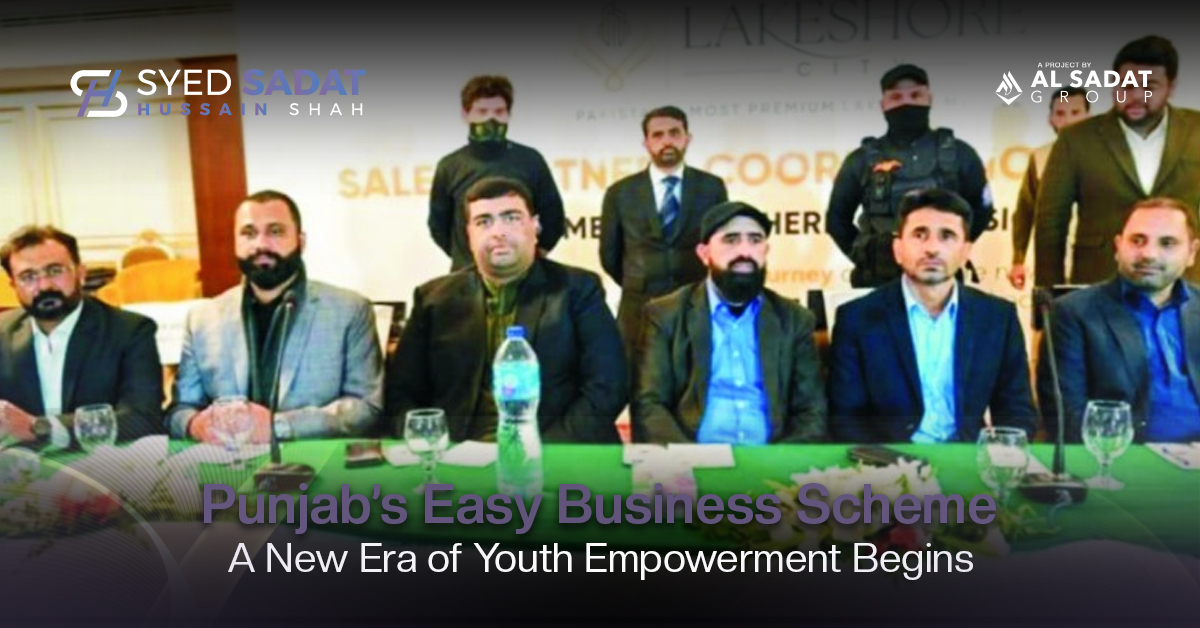 Punjab Government Working to Make Business Easier for Citizens, Says Syed Sadat Hussain Shah