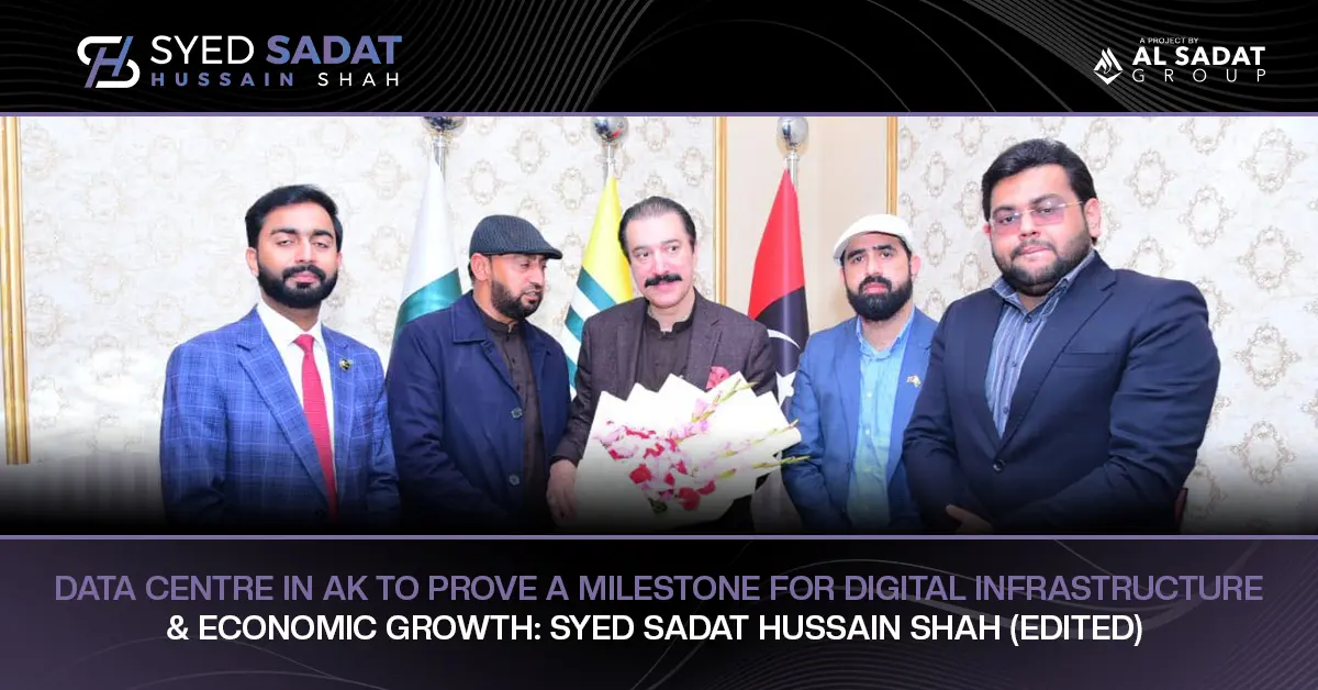 Data Centre in AK to prove a milestone for Digital Infrastructure and Economic Growth: Syed Sadat Hussain Shah